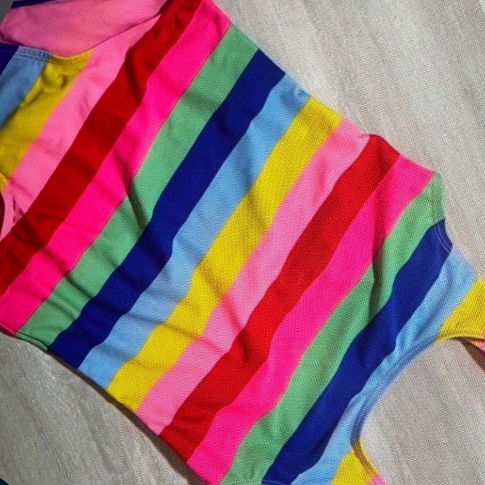 Vibrant one piece colorful stripes